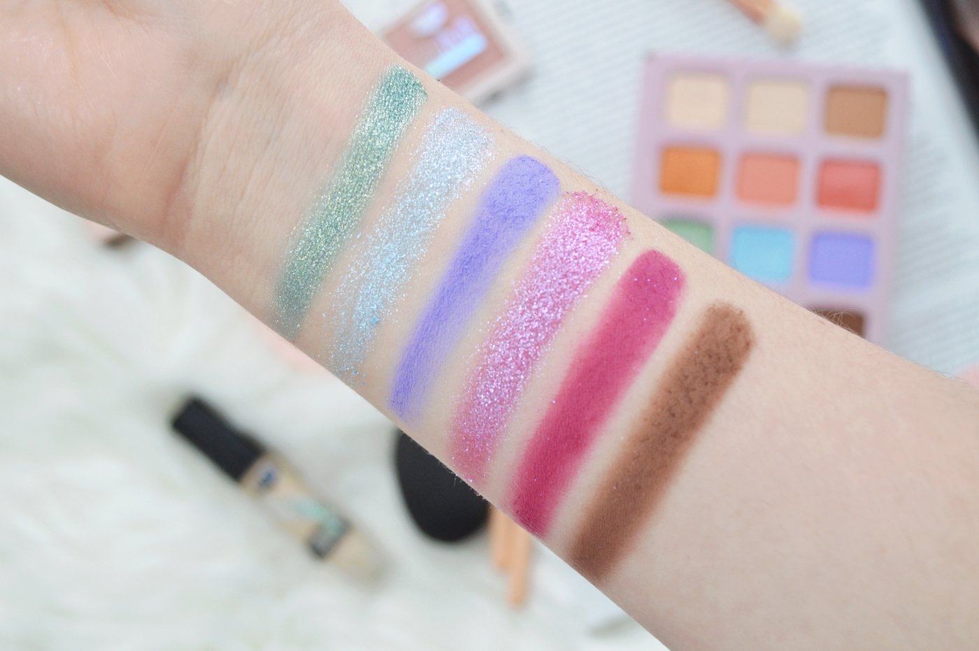 paleta cieni hean natalie beautyyy swatche